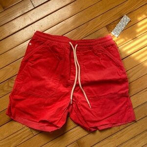 BDG Vibrant Red Corduroy Shorts